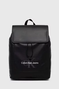 Calvin Klein Jeans plecak męski kolor czarny duży - Plecaki - miniaturka - grafika 1