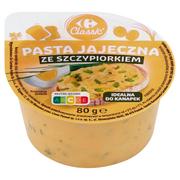 Konserwy i dania rybne - Carrefour Classic Pasta jajeczna ze szczypiorkiem 80 g - miniaturka - grafika 1