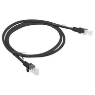 Patchcordy - Lanberg Patchcord kat.5e 1.0M UTP czarny 1_604966 - miniaturka - grafika 1