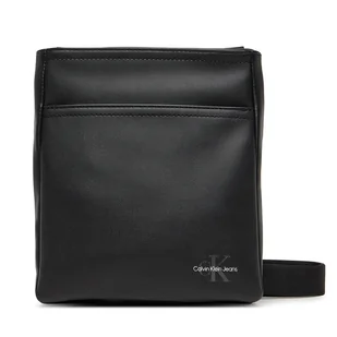 Saszetka Calvin Klein Jeans Mono Logo Flat Pack 18 LV04G3107G Czarny - Torby męskie - miniaturka - grafika 1