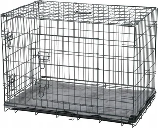 Zolux ZOLUX NOMAD 2w1 XL - kennelowa klatka z dywanikiem - dla psa 107x71x77cm - Sprzęt podróżny i transportery dla psów - miniaturka - grafika 1