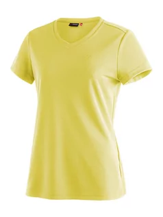 Koszulki sportowe damskie - Maier Sports Koszulka funkcyjna "Trudy" w kolorze żółtym - grafika 1