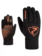 Rękawiczki - Ziener Unisex SMU 22-GTX INF 274 TOUCH rękawiczki rowerowe, długie palce, Gore-Tex Infinium, wyściełane, oddychające, pomarańczowe, rozmiar 8 - miniaturka - grafika 1
