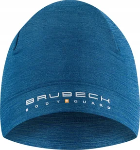 Brubeck HM10180 Czapka wełniana dwuwarstwowa unisex EXTREME WOOL jeansowy L/XL - Czapki damskie - miniaturka - grafika 1