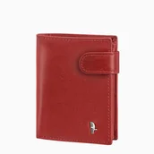 Portfele - Portfel damski skórzany PUCCINI ROME CR2305 3 Czerwony - miniaturka - grafika 1