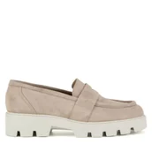 Mokasyny damskie - Mokasyny Badura AMANTEA-28180LM Beżowy - miniaturka - grafika 1