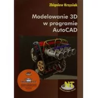 Grafika i DTP - Modelowanie 3D w programie autoCad z płytą CD - Krzysiak Zbigniew - miniaturka - grafika 1
