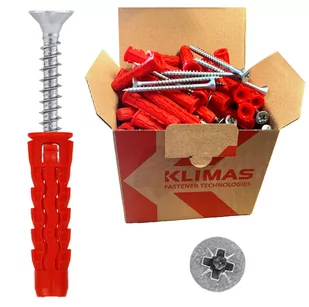 Sfxp Kołek Rozporowy Sfx 10x60 Z Wkrętem 70 50szt - Wkręty - miniaturka - grafika 1