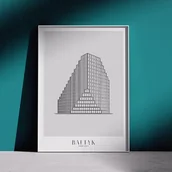 Obrazy i zdjęcia na płótnie - Plakat Architektura - Poznań - Bałtyk - miniaturka - grafika 1