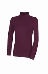 Pikeur Golf damski 4289 ATHLEISURE - mullberry - Koszulki jeździeckie - miniaturka - grafika 1