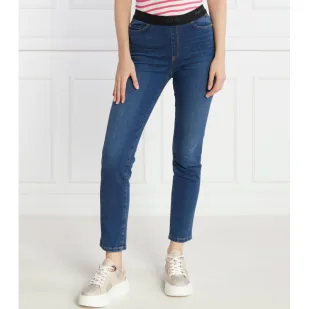 Marc Cain Jeansy | Slim Fit - Spodnie damskie - miniaturka - grafika 1