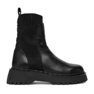 Botki damskie - Sztyblety G-Star Raw EO-DEMET Czarny - miniaturka - grafika 1