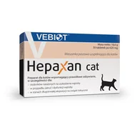 Suplementy i witaminy dla kotów - VEBIOT HEPAXAN CAT 30 tabletek wspomagających wątrobę kota - miniaturka - grafika 1
