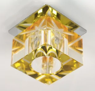 Candellux Podtynkowa halogenowa OPRAWA sufitowa OCZKO SK-47 2217669 Chrom żółty - Lampy sufitowe - miniaturka - grafika 1