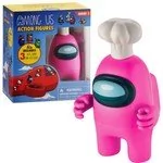 Figurki dla dzieci - Among Us zestaw duża figurka różowa postać + akcesoria - miniaturka - grafika 1
