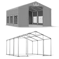 Pawilony ogrodowe - Namiot Imprezowy Całoroczny 4x6 Szary WINTER ISD - miniaturka - grafika 1