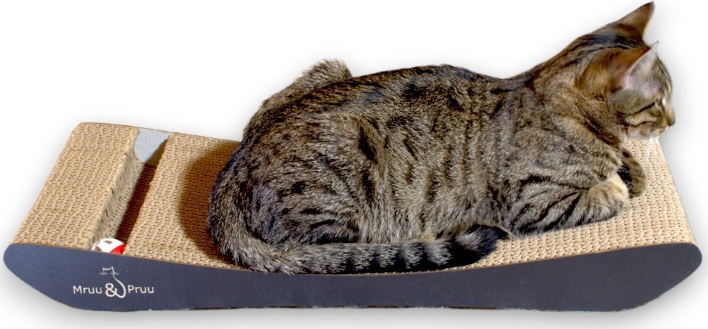 Drapak dla kota czarny NATAN 58x6.6x24 cm MruuPruu