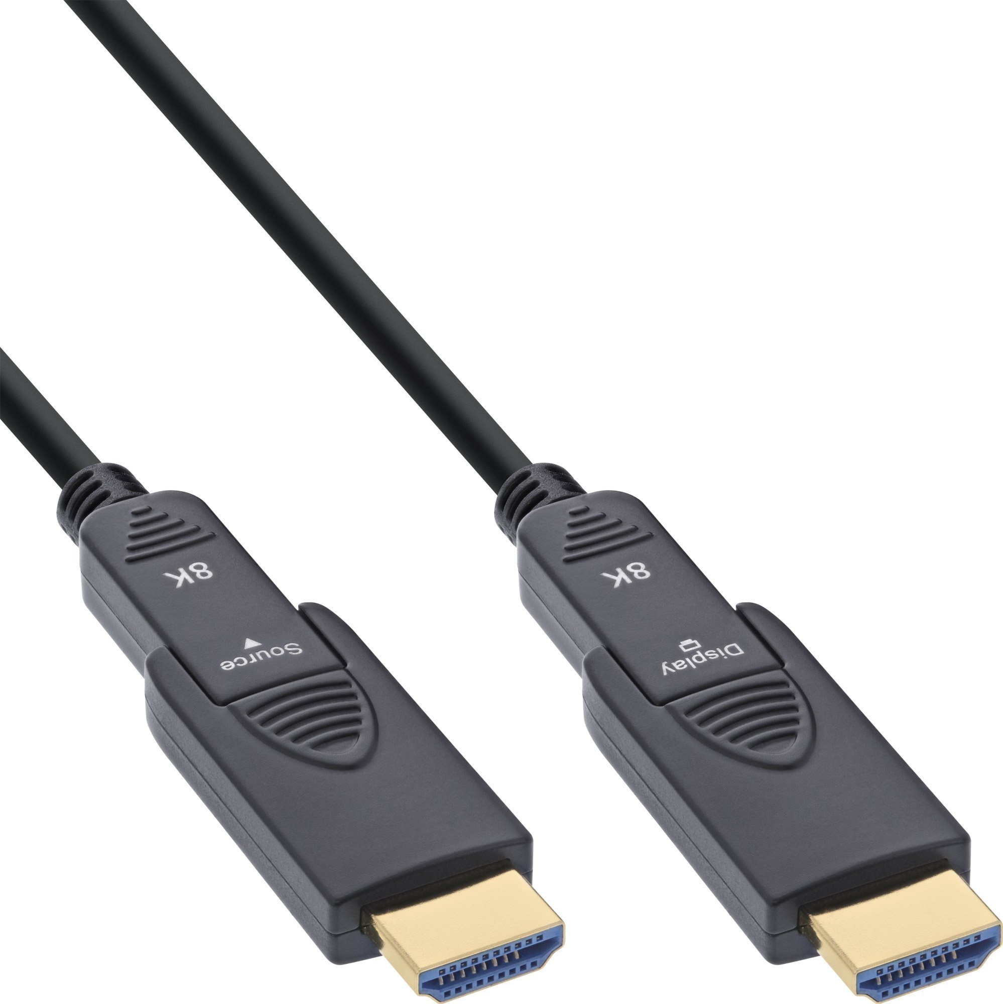 InLine® HDMI AOC Kabel, Ultra High Speed HDMI, 8K4K, Stecker abnehmbar, 40m
