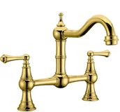 Baterie kuchenne - Bateria kuchenna retro CHESTER złota - złoty - miniaturka - grafika 1