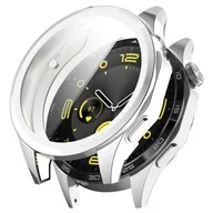 Akcesoria do smartwatchy - SILIKONOWE ETUI DO HUAWEI WATCH GT5 46MM SREBRNE - miniaturka - grafika 1