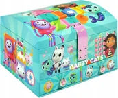 Pudełka i szkatułki - Szkatułka Pudełko Na Biżuterię Skarby Pierścionki Kolczyki Koci Domek Gabi / Gd00041 - miniaturka - grafika 1