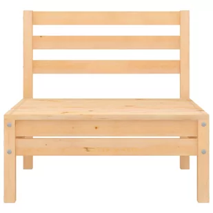 vidaXL Ogrodowa sofa środkowa lite drewno sosnowe 806572 - Sofy ogrodowe - miniaturka - grafika 1