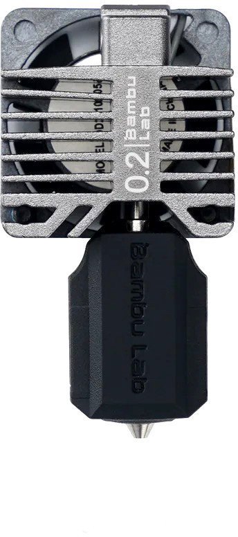 Kompletna głowica hotend do drukarek Bambu Lab z serii P1 - 0,2mm} BML-24263