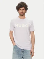 Koszulki męskie - HUGO T-Shirt Dulivio 50467556 Fioletowy Regular Fit - miniaturka - grafika 1