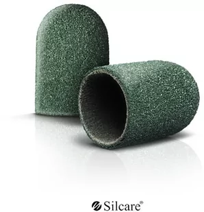 Silcare Nakładki na Frez Gumowy 10 x 15 mm #100 green 10 szt. - Frezy - miniaturka - grafika 1