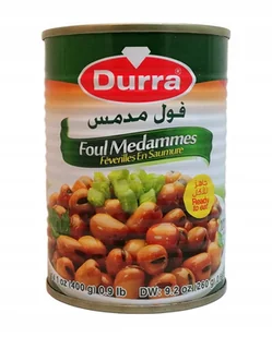 10xPotrawa z fasoli fava foul medammes Durra 400 g - Szybkie dania obiadowe - miniaturka - grafika 1