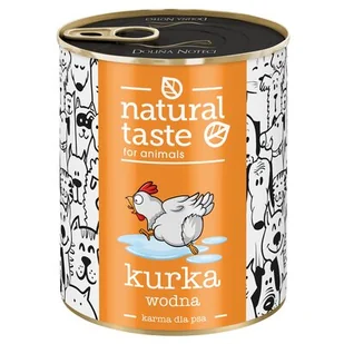 Karma dla psa NATURAL TASTE Kurka wodna z kurczakiem 800 g - Mokra karma dla psów - miniaturka - grafika 1