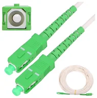 Patchcordy - Extralink SC/APC-SC/APC LSZH, Jednomodowy, Simplex, G.657A1, 3mm, 30m, biały EX.14817 - miniaturka - grafika 1