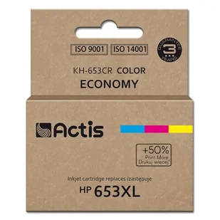 Actis Tusz KH-653CR (zamiennik HP 653XL 3YM74AE; Premium; 18ml; 300 stron; kolorowy) KH-653CR - Tusze zamienniki - miniaturka - grafika 1