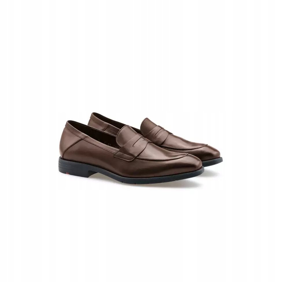 LLOYD EEZY 240 Buty Męskie Półbuty Skórzane Eleganckie Wsuwane 41