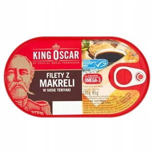 King Oscar Filety z makreli w sosie teriyaki 170 g - Konserwy i dania rybne - miniaturka - grafika 1