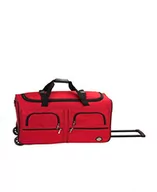 Torby podróżne - Rockland Bagaż 76 cm torba na kółkach, Czerwony, Jeden rozmiar, Torba podróżna na kółkach - miniaturka - grafika 1