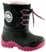Buty dla dziewczynek - Śniegowce dla dzieci marki Renbut / Muflon 22-497/0068 - miniaturka - grafika 1