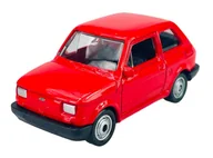 Samochody i pojazdy dla dzieci - WELLY FIAT 126P CZERWONY 1:60 52384 - miniaturka - grafika 1