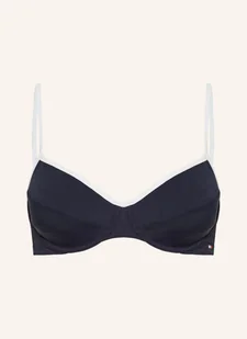 Tommy Hilfiger Góra Od Bikini Z Fiszbinami blau - Stroje kąpielowe - miniaturka - grafika 1