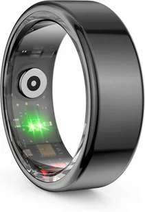 Smart Ring #9 19.8mm Czarny Android iOS Inteligentny pierścionek Tętno - Smartband - miniaturka - grafika 1