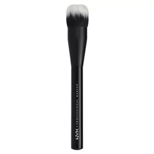 NYX Professional Makeup NYX Professional Makeup - PRO DUAL FIBER FOUNDATION BRUSH - 04 - Pędzel do nakładania podkładu NYXDF0DPO - Pędzle do makijażu - miniaturka - grafika 1