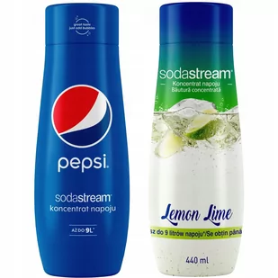 Zestaw koncentratów Pepsi Lemon-lime SodaStream - Syropy i koncentraty owocowe - miniaturka - grafika 1