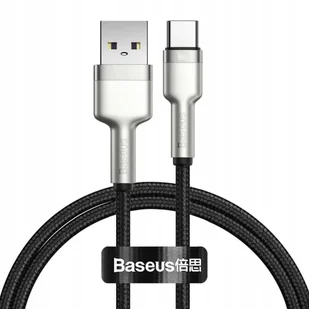 KABEL USB Baseus USB-A do USB-C Do Ładowania Telefonu Quick 6A 1m CZARNY - Kable USB - miniaturka - grafika 1