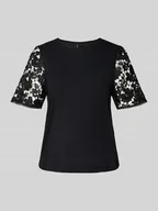 Koszulki i topy damskie - T-shirt o kroju regular fit z czystej bawełny model ‘PANNA’ - miniaturka - grafika 1