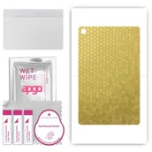 Akcesoria do tabletów i e-booków - folia naklejka skórka strukturalna na TYŁ do Huawei MatePad 10.4 SE - Plaster Miodu Złoty - apgo SKINS - miniaturka - grafika 1