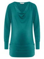Bluzki damskie - Damska bluzka ciążowa turkusowa Bellybutton Maternity, r.XS - miniaturka - grafika 1