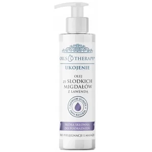 Optima Natura Oils Therapy Ukojenie, olej ze słodkich migdałów z lawendą do pielęgnacji i masażu, 400 ml - Olejki i świece do masażu - miniaturka - grafika 1