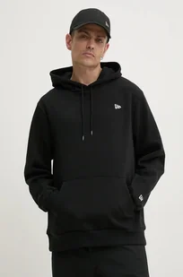 New Era bluza męska kolor czarny z kapturem gładka 60416735 - Bluzy męskie - miniaturka - grafika 1
