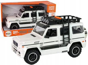 Auto Terenowe Białe Na Baterie - Zabawki zdalnie sterowane - miniaturka - grafika 1
