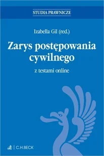 Zarys postępowania cywilnego z testami online - E-booki - prawo - miniaturka - grafika 1